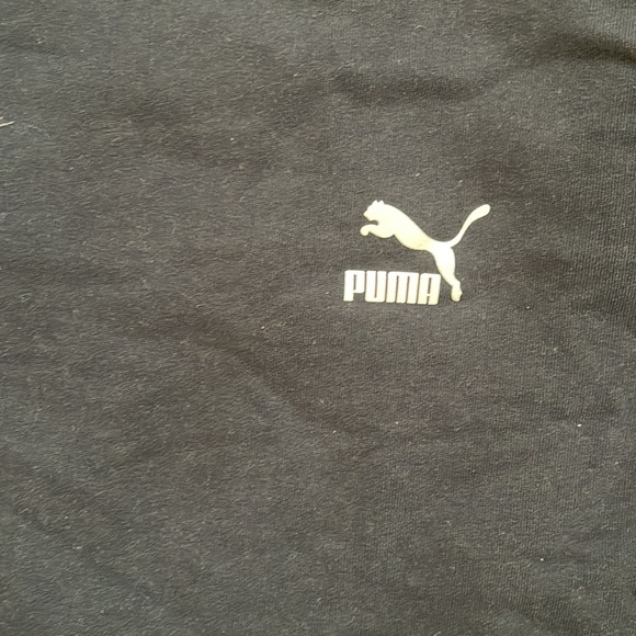 Puma crew neck sweat top draw string sweat top🖤🔥 - Picture 3 of 8